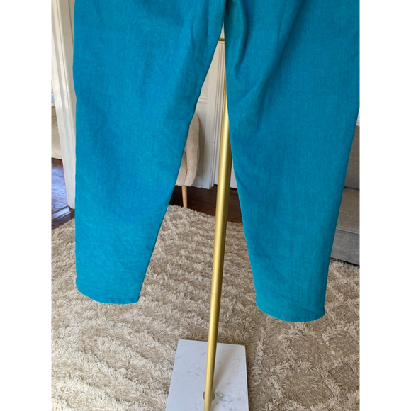 Ruby Rd Teal Slimming Contour Waistband Pants 16 Clean Girl Bright Capsule Boho - Picture 4 of 9